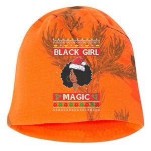 Afro Santa Claus Black Magic Ugly Christmas Melanin Kati - Camo Knit Beanie