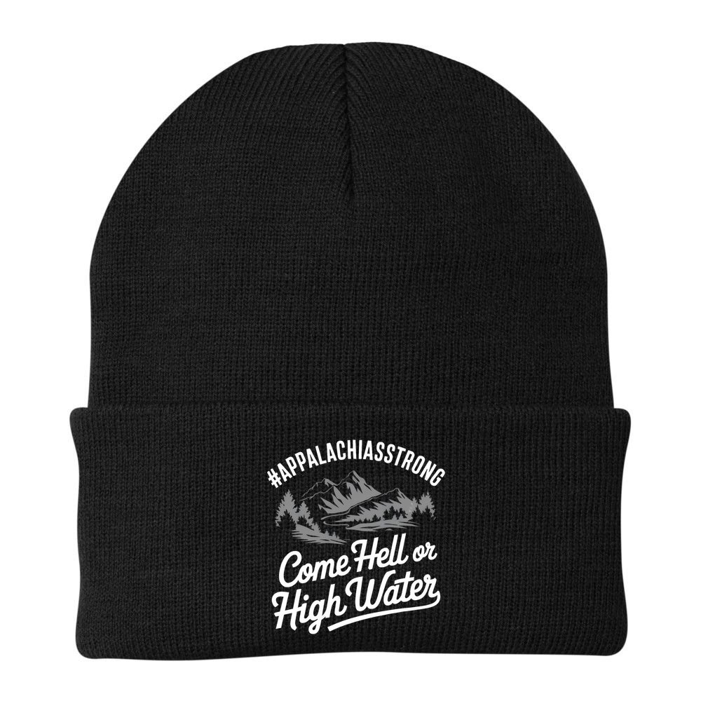 Appalachia Strong Come Hell Or High Water Mountain Nc Vn Tn Beanie