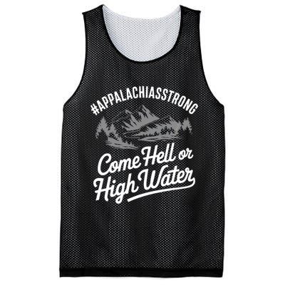 Appalachia Strong Come Hell Or High Water Mountain Nc Vn Tn Mesh Reversible Basketball Jersey Tank
