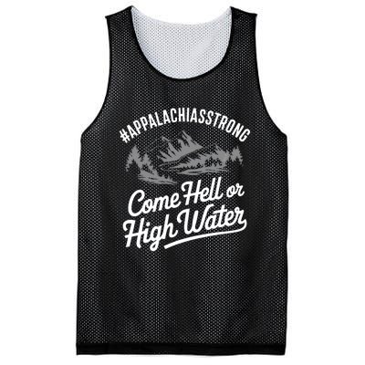 Appalachia Strong Come Hell Or High Water Mountain Nc Vn Tn Mesh Reversible Basketball Jersey Tank