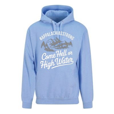 Appalachia Strong Come Hell Or High Water Mountain Nc Vn Tn Unisex Surf Hoodie