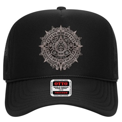 Aztec Sun Calendar Aztec Sun Stone Mayan Sun Symbol Trucker Hat