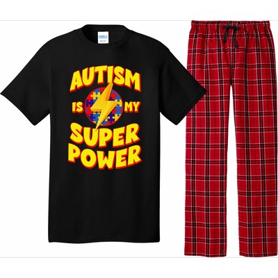 Autism Son Child Daughter Is My Superpower Pajama Set