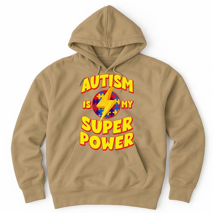 Autism Son Child Daughter Is My Superpower Hoodie