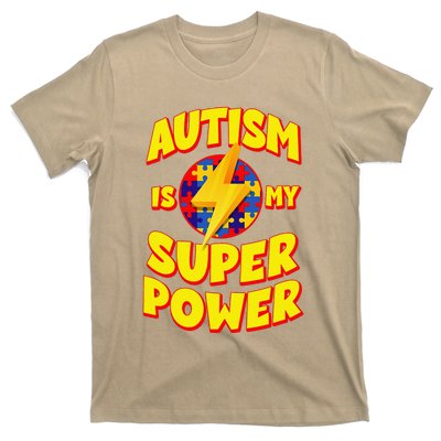 Autism Son Child Daughter Is My Superpower T-Shirt