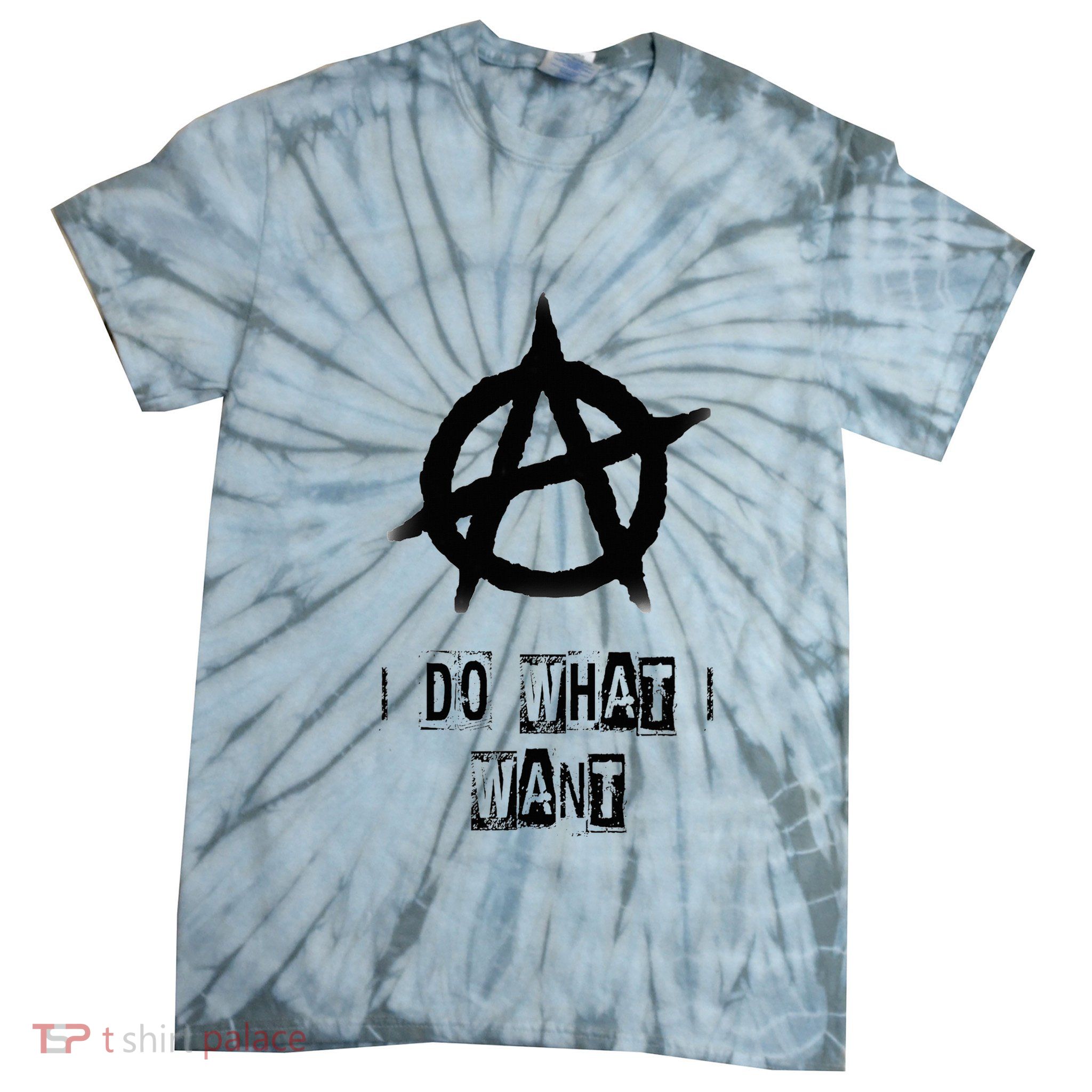 Anarchy Sign Chaos Punks Punk Rock Anarchy Tie-Dye T-Shirt
