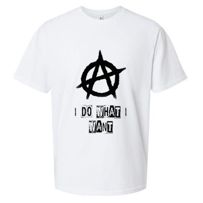 Anarchy Sign Chaos Punks Punk Rock Anarchy Sueded Cloud Jersey T-Shirt