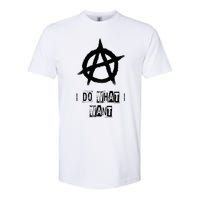 Anarchy Sign Chaos Punks Punk Rock Anarchy Softstyle CVC T-Shirt