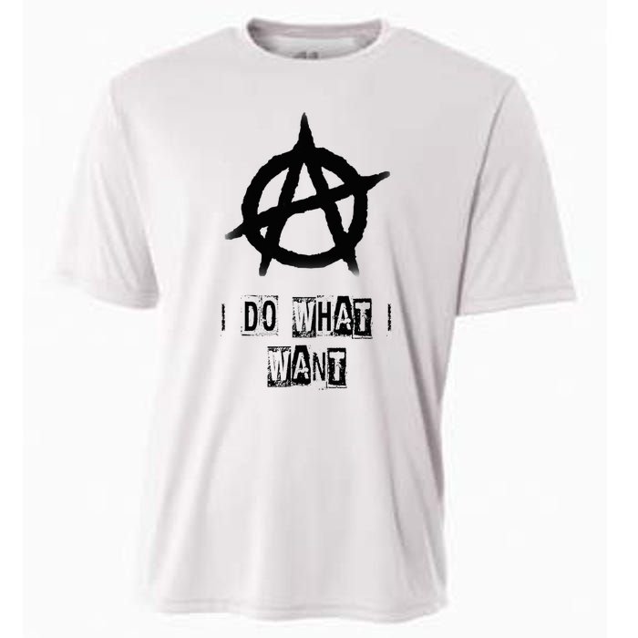 Anarchy Sign Chaos Punks Punk Rock Anarchy Cooling Performance Crew T-Shirt