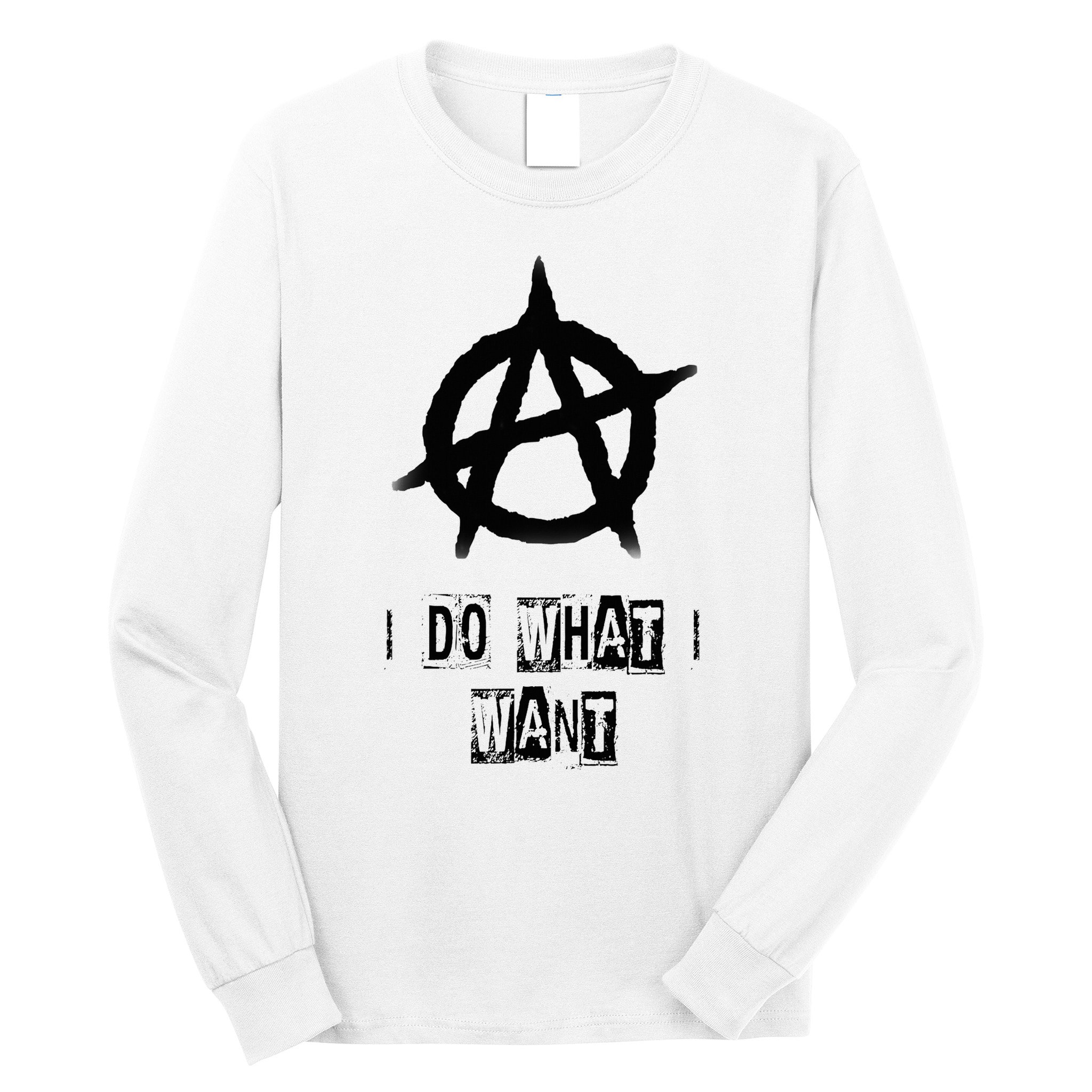 Anarchy Sign Chaos Punks Punk Rock Anarchy Long Sleeve Shirt