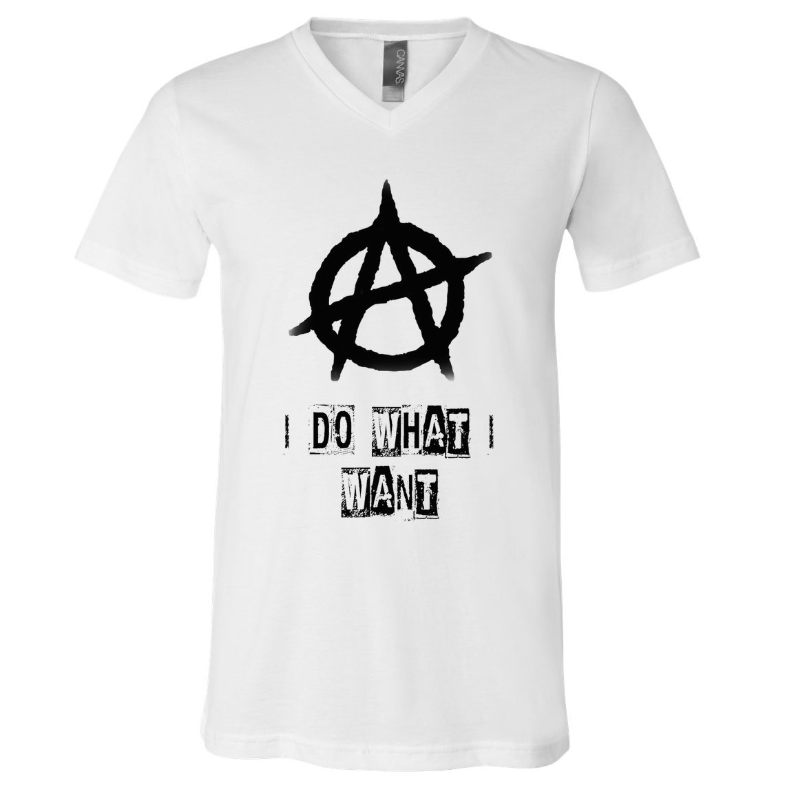 Anarchy Sign Chaos Punks Punk Rock Anarchy V-Neck T-Shirt