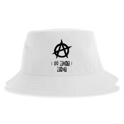 Anarchy Sign Chaos Punks Punk Rock Anarchy Sustainable Bucket Hat