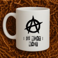 Anarchy Sign Chaos Punks Punk Rock Anarchy Mug
