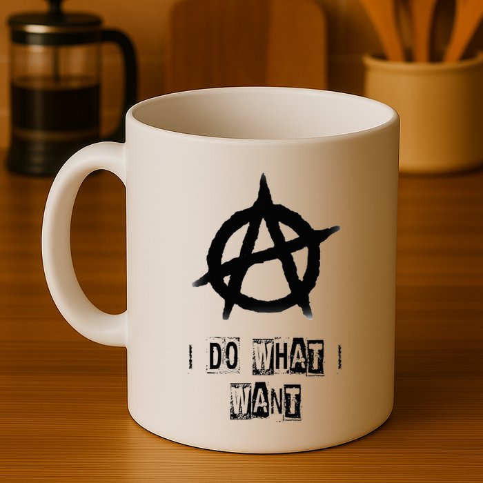 Anarchy Sign Chaos Punks Punk Rock Anarchy Mug