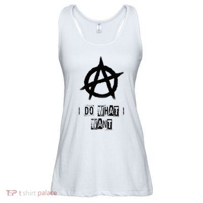 Anarchy Sign Chaos Punks Punk Rock Anarchy Ladies Essential Flowy Tank