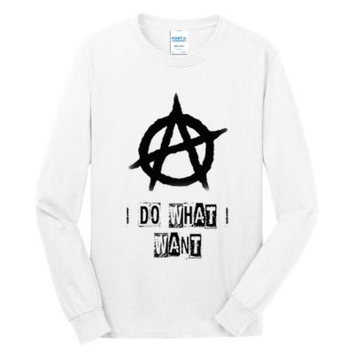 Anarchy Sign Chaos Punks Punk Rock Anarchy Tall Long Sleeve T-Shirt