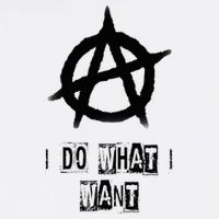 Anarchy Sign Chaos Punks Punk Rock Anarchy Cropped Pullover Crew