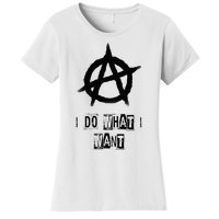 Anarchy Sign Chaos Punks Punk Rock Anarchy Women's T-Shirt