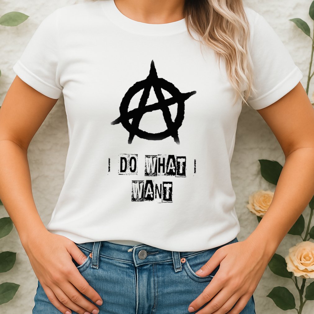 Anarchy Sign Chaos Punks Punk Rock Anarchy Womens T-Shirt