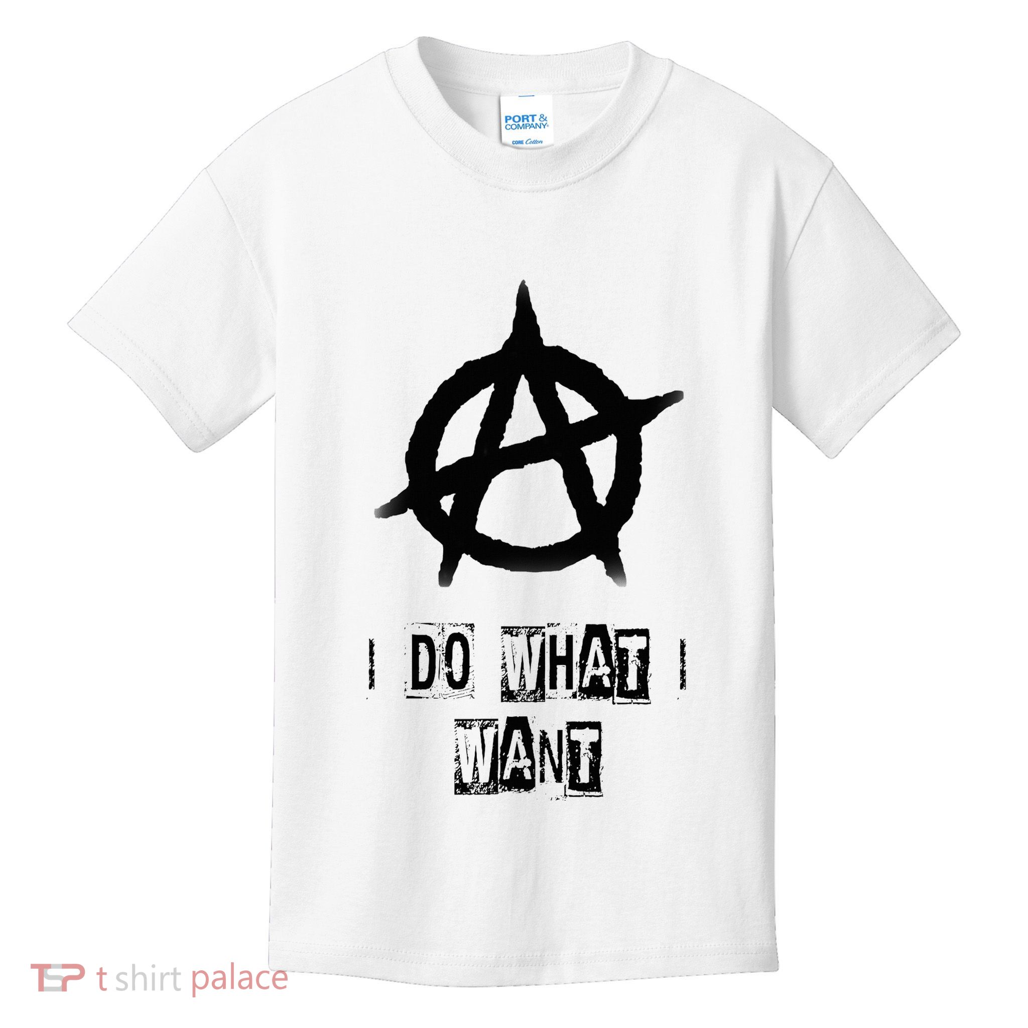 Anarchy Sign Chaos Punks Punk Rock Anarchy Kids T-Shirt
