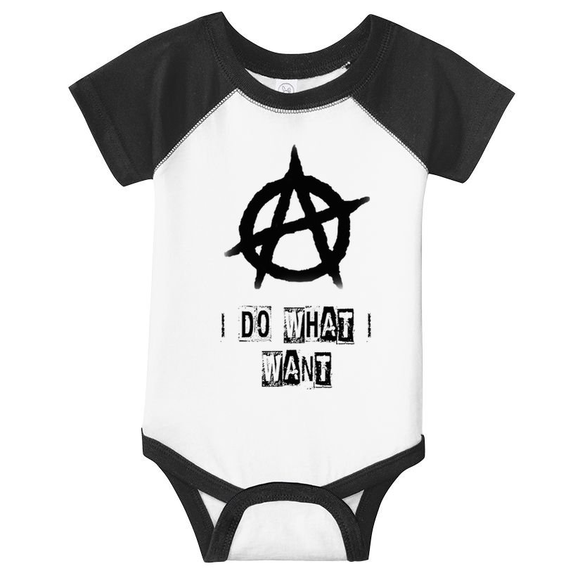 Anarchy Sign Chaos Punks Punk Rock Anarchy Infant Baby Jersey Bodysuit