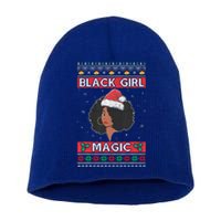 Afro Santa Claus Black Magic Ugly Christmas Melanin Short Acrylic Beanie