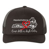 Appalachia Strong Come Hell Or High Water Mountain Yupoong Adult 5-Panel Trucker Hat