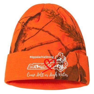 Appalachia Strong Come Hell Or High Water Mountain Kati Licensed 12" Camo Beanie