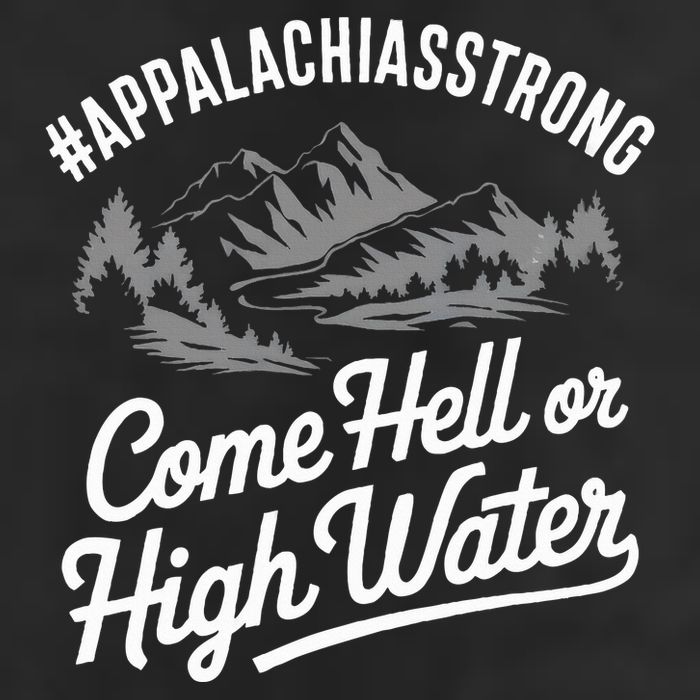Appalachia Strong Come Hell Or High Water Mountain Nc Vn Tn Adult Drive Performance Visor