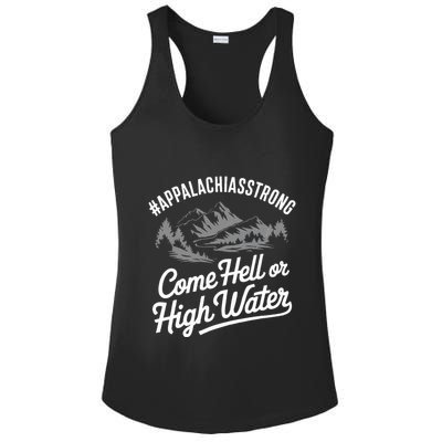 Appalachia Strong Come Hell Or High Water Mountain Nc Vn Tn Ladies PosiCharge Competitor Racerback Tank