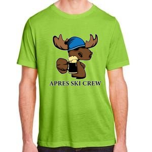 Apres Ski Crew Skier Ski Lover Funny Gift Adult ChromaSoft Performance T-Shirt