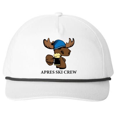 Apres Ski Crew Skier Ski Lover Funny Gift Snapback Five-Panel Rope Hat