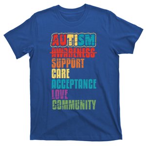 Autism Support Care Acceptance Utism Awareness Gift T-Shirt