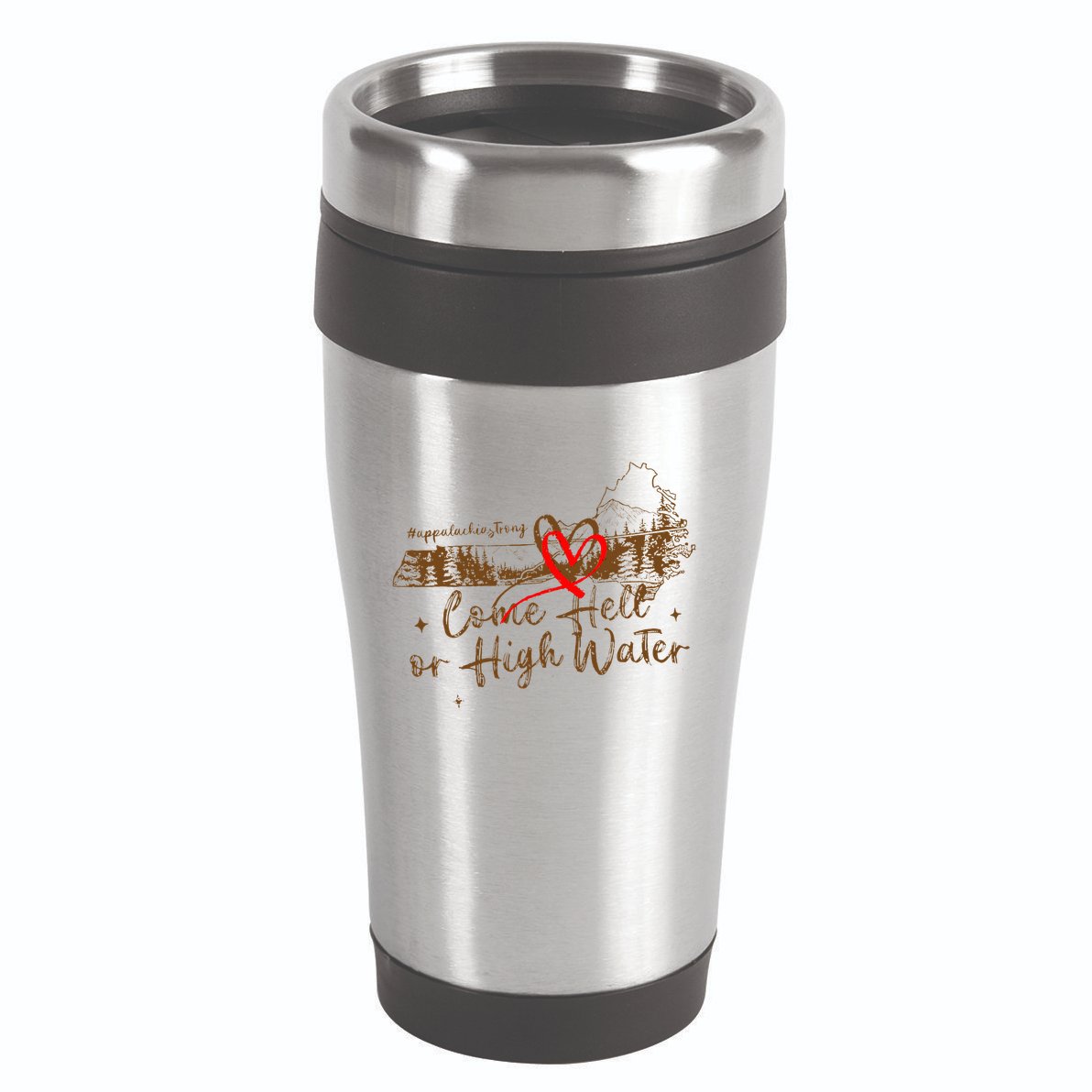 Appalachia Strong Come Hell Or High Water Hurricane 16oz Travel Tumbler