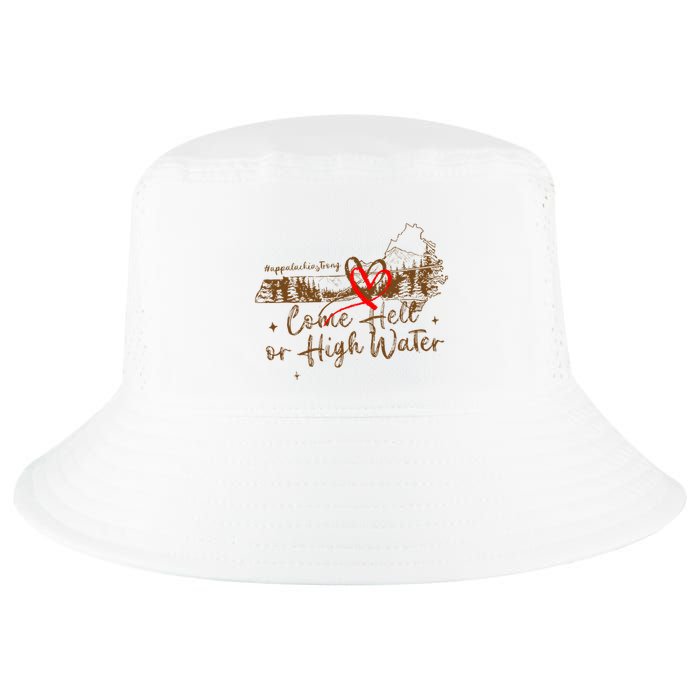 Appalachia Strong Come Hell Or High Water Hurricane Cool Comfort Performance Bucket Hat