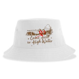 Appalachia Strong Come Hell Or High Water Hurricane Sustainable Bucket Hat