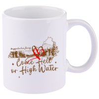 Appalachia Strong Come Hell Or High Water Hurricane 11oz C Handle Ceramic Mug