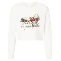 Appalachia Strong Come Hell Or High Water Hurricane Cropped Pullover Crew