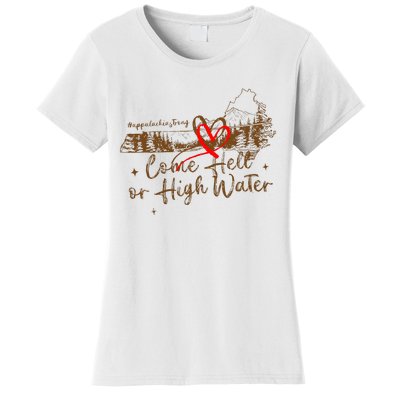 Appalachia Strong Come Hell Or High Water Hurricane Women's T-Shirt