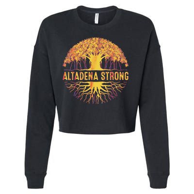 Altadena Strong California Cropped Pullover Crew