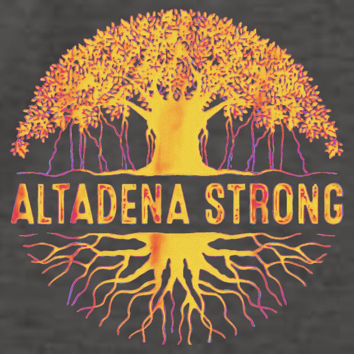 Altadena Strong California Vector Backpack