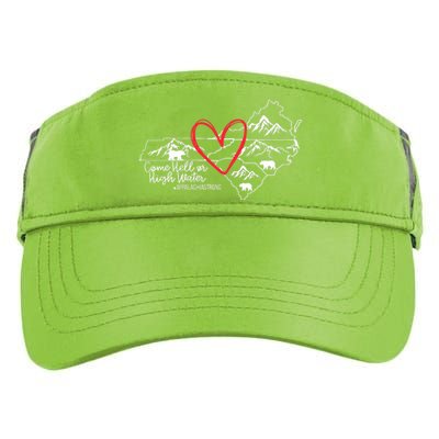 Appalachia Strong Come Hell Or High Water United Mountain Adult Drive Performance Visor