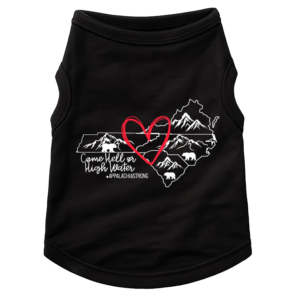 Appalachia Strong Come Hell Or High Water United Mountain Doggie Tank