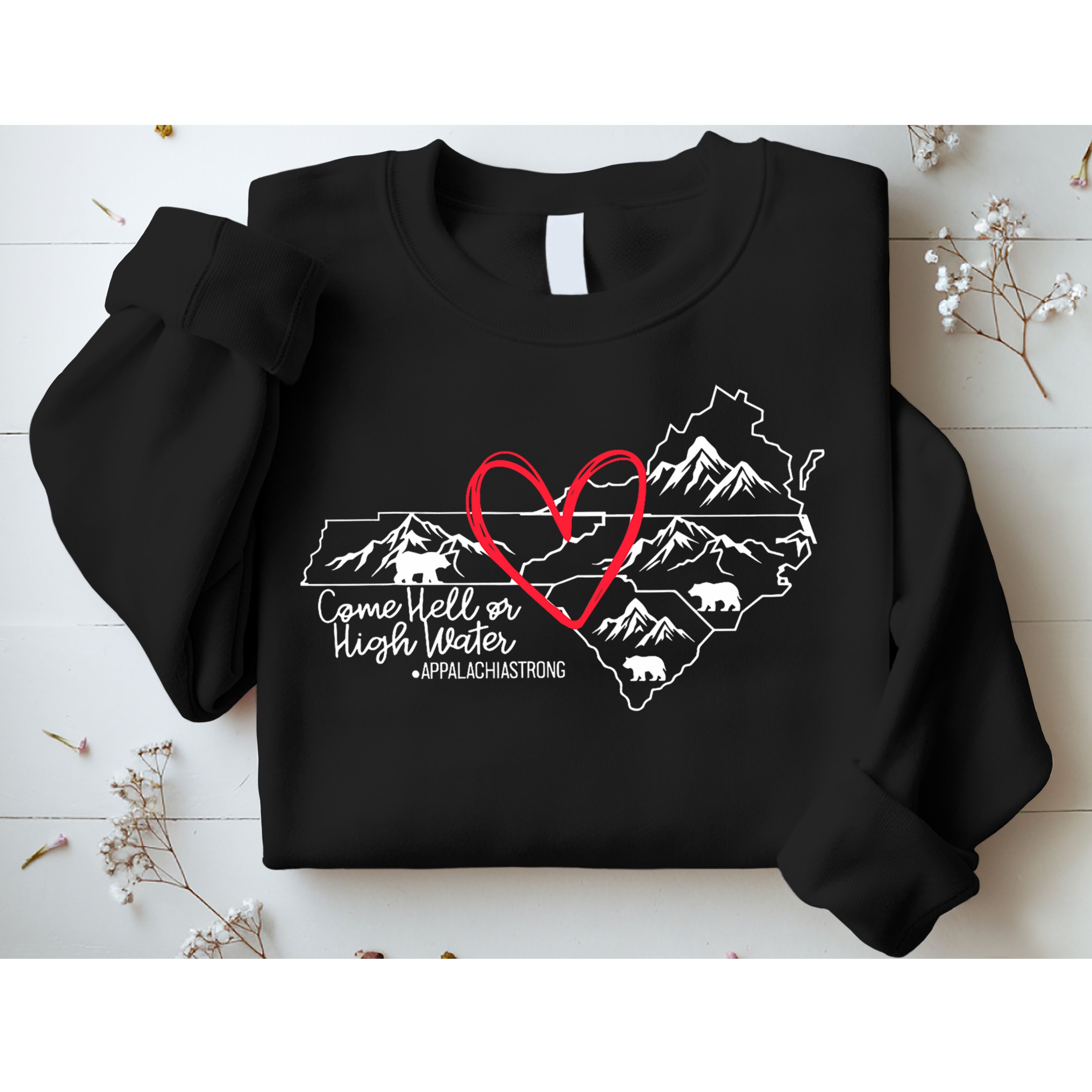 Appalachia Strong Come Hell Or High Water United Mountain Sweatshirt