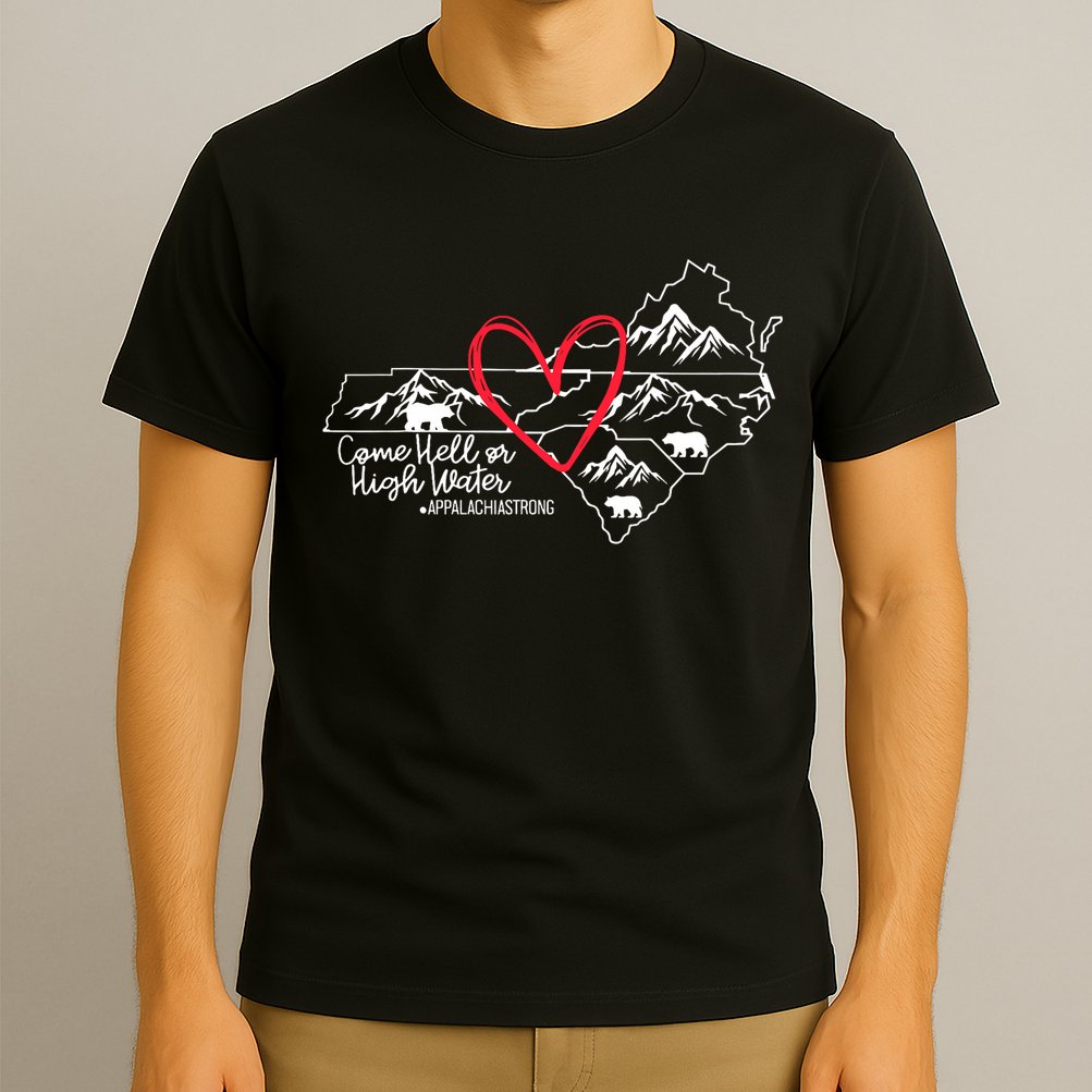 Appalachia Strong Come Hell Or High Water United Mountain T-Shirt