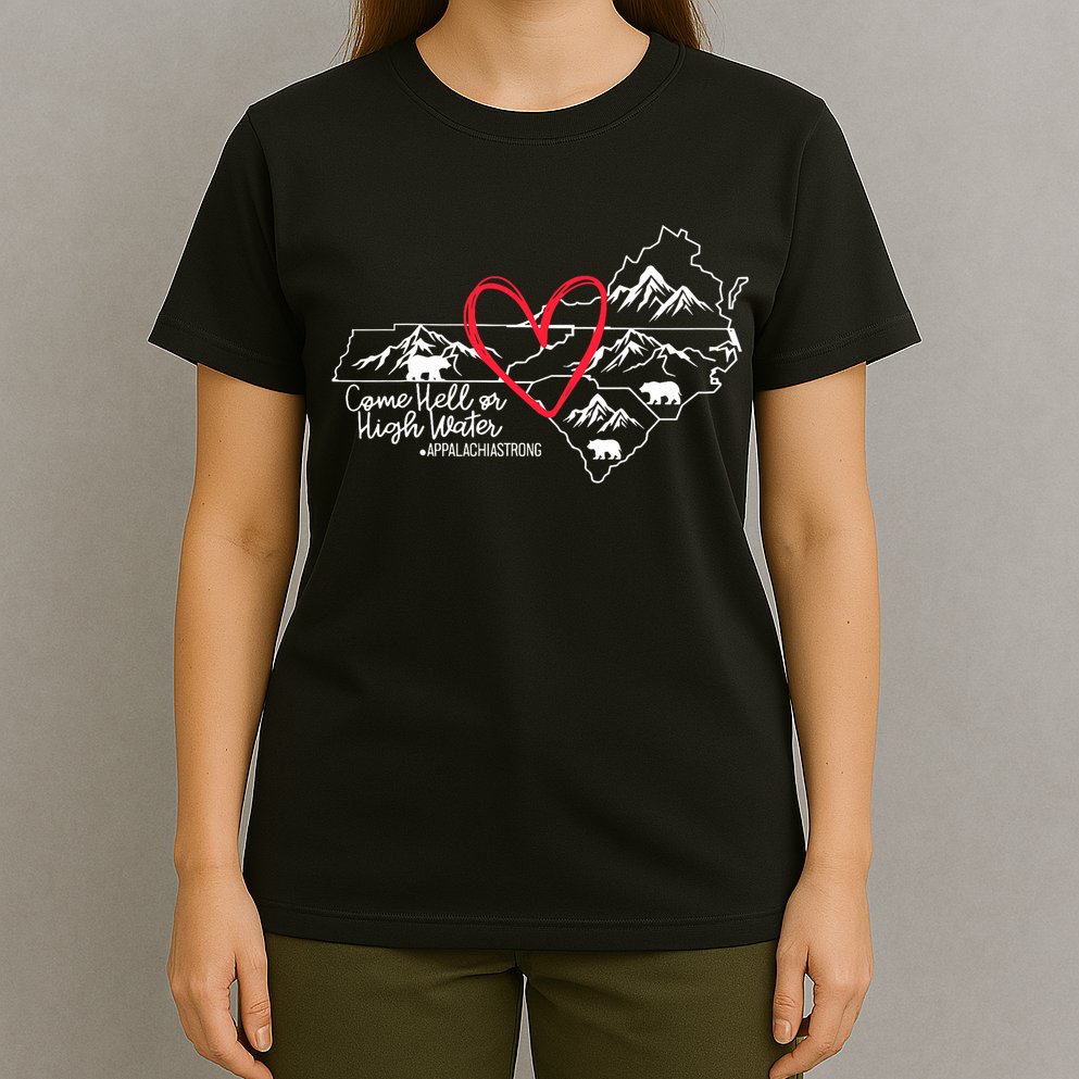 Appalachia Strong Come Hell Or High Water United Mountain T-Shirt
