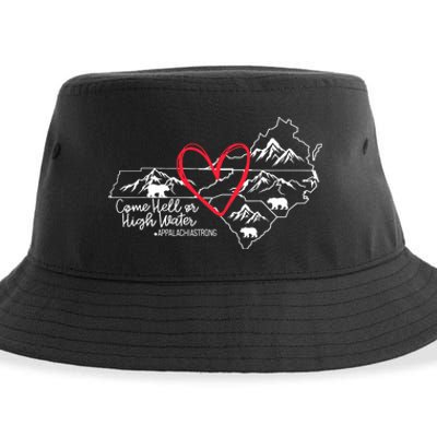 Appalachia Strong Come Hell Or High Water United Mountain Sustainable Bucket Hat