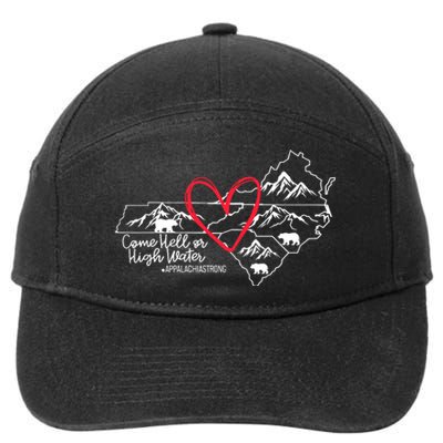 Appalachia Strong Come Hell Or High Water United Mountain 7-Panel Snapback Hat