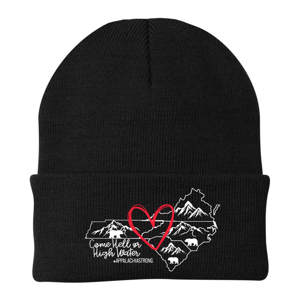 Appalachia Strong Come Hell Or High Water United Mountain Beanie