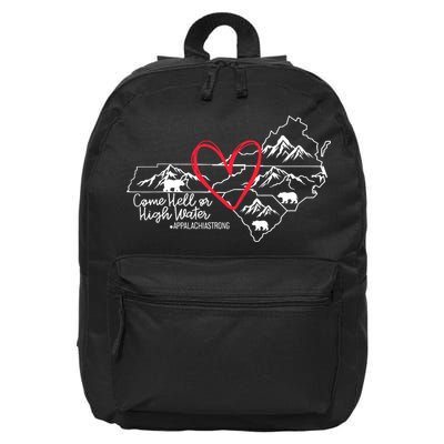 Appalachia Strong Come Hell Or High Water United Mountain 16 in Basic Backpack